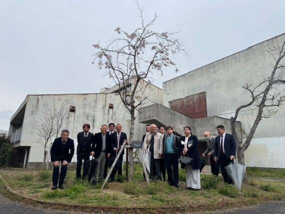 ７０周年記念事業　桜台中学校への記念植樹＆桜見